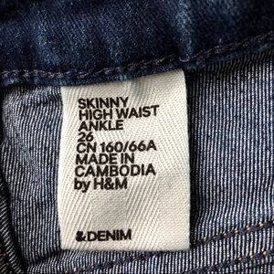 H&M Skinny & High Waisted Jeans